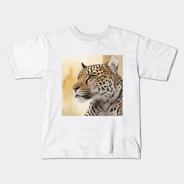 Majestic Cheetah Kids T-Shirt by DeVerviers